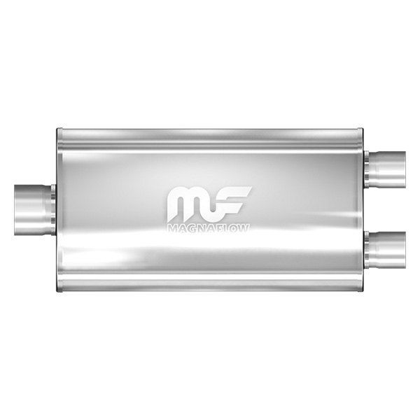 Magnaflow 12588 - Magnaflow 5"x11" Oval Center/Dual Straight Through Performance Muffler Universal