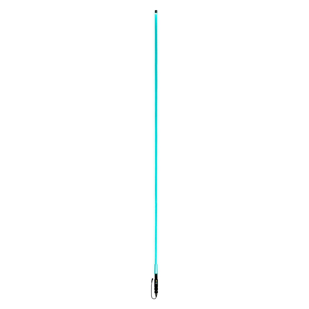 Power Sports MPS-FORGBWHIP6 - RGB Fiber Optic Whip Light - 6 Ft