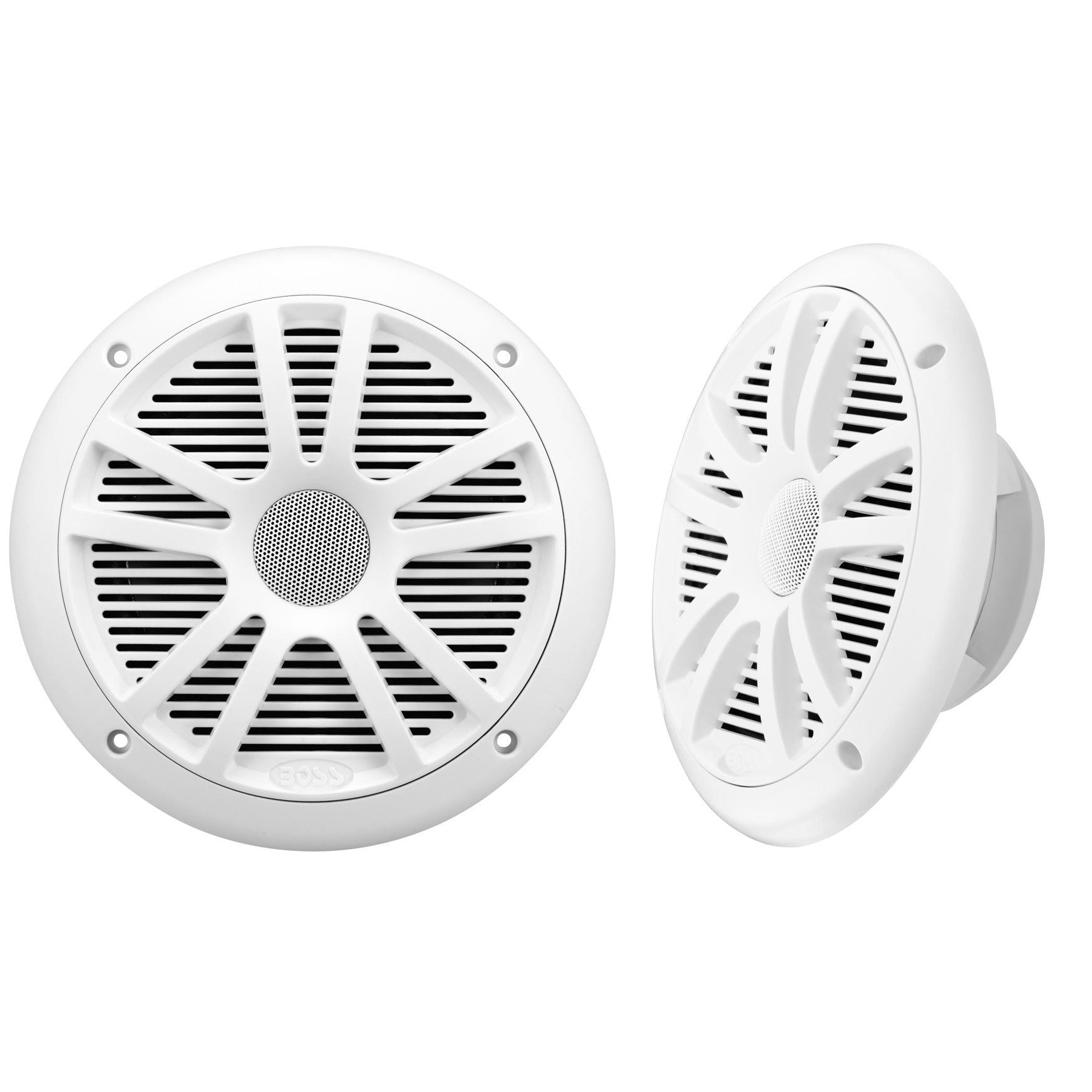 Boss MR6W - 6.5" Dual Cone 180W Marine Full Range Speakers. (Sold in Pairs)