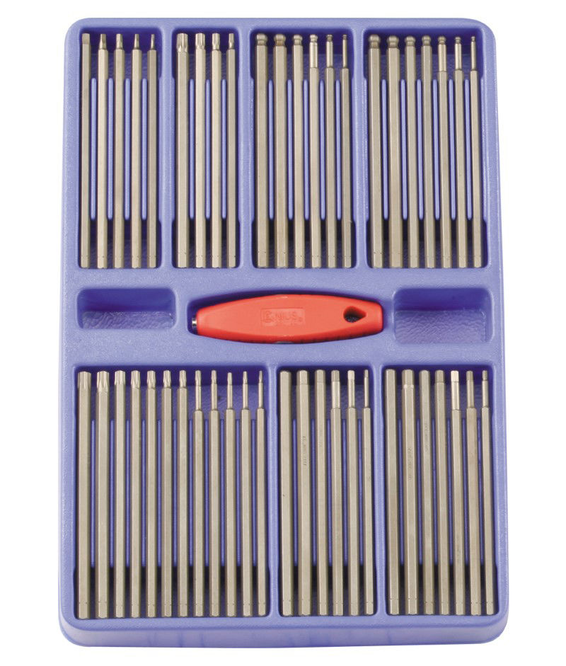 Genius MS048MS - 48 Piece Hex, Star, Triple Square & Square Screwdriver Bit Set