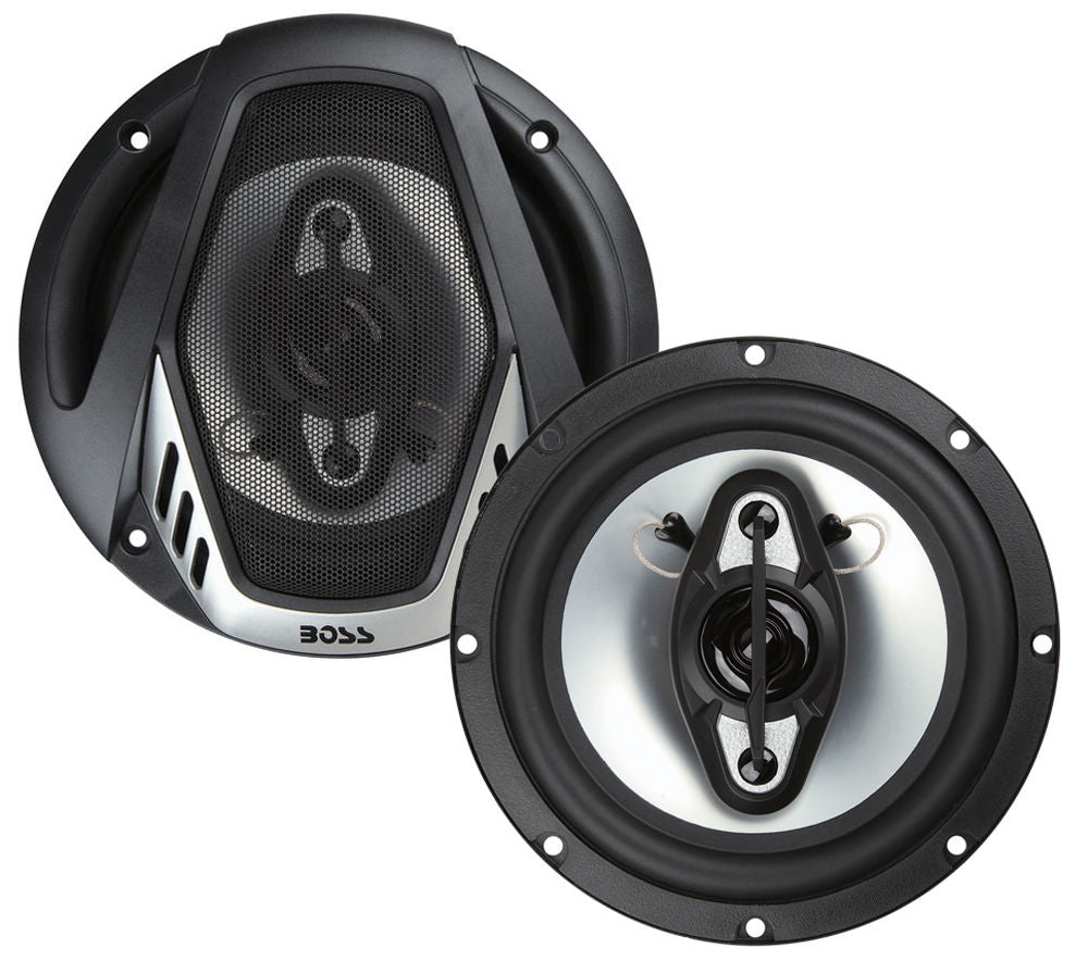 Boss NX654 - Onyx 6.5" 4-Way 400W Full Range Speakers. (Sold in Pairs)