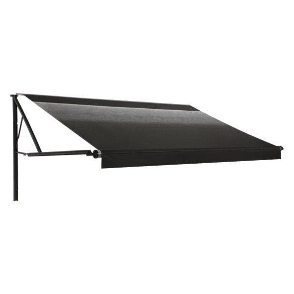 Dometic Corp 848NR16.40TU - 8500 Patio Awning, Onyx, 16', White Weathershield/ Black End Cap