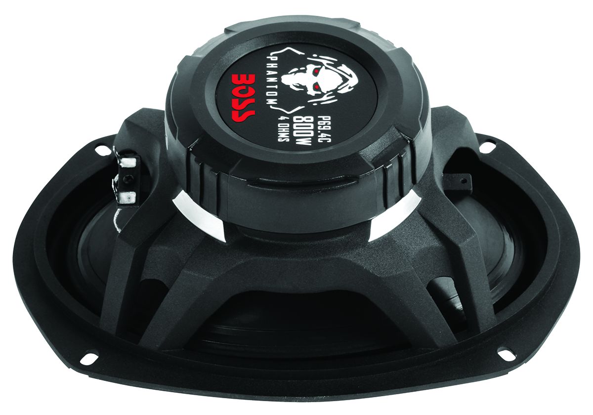 Boss P69.4C - Phantom 6" x 9" 4-Way 800W Full Range Speakers. (Sold in Pairs)