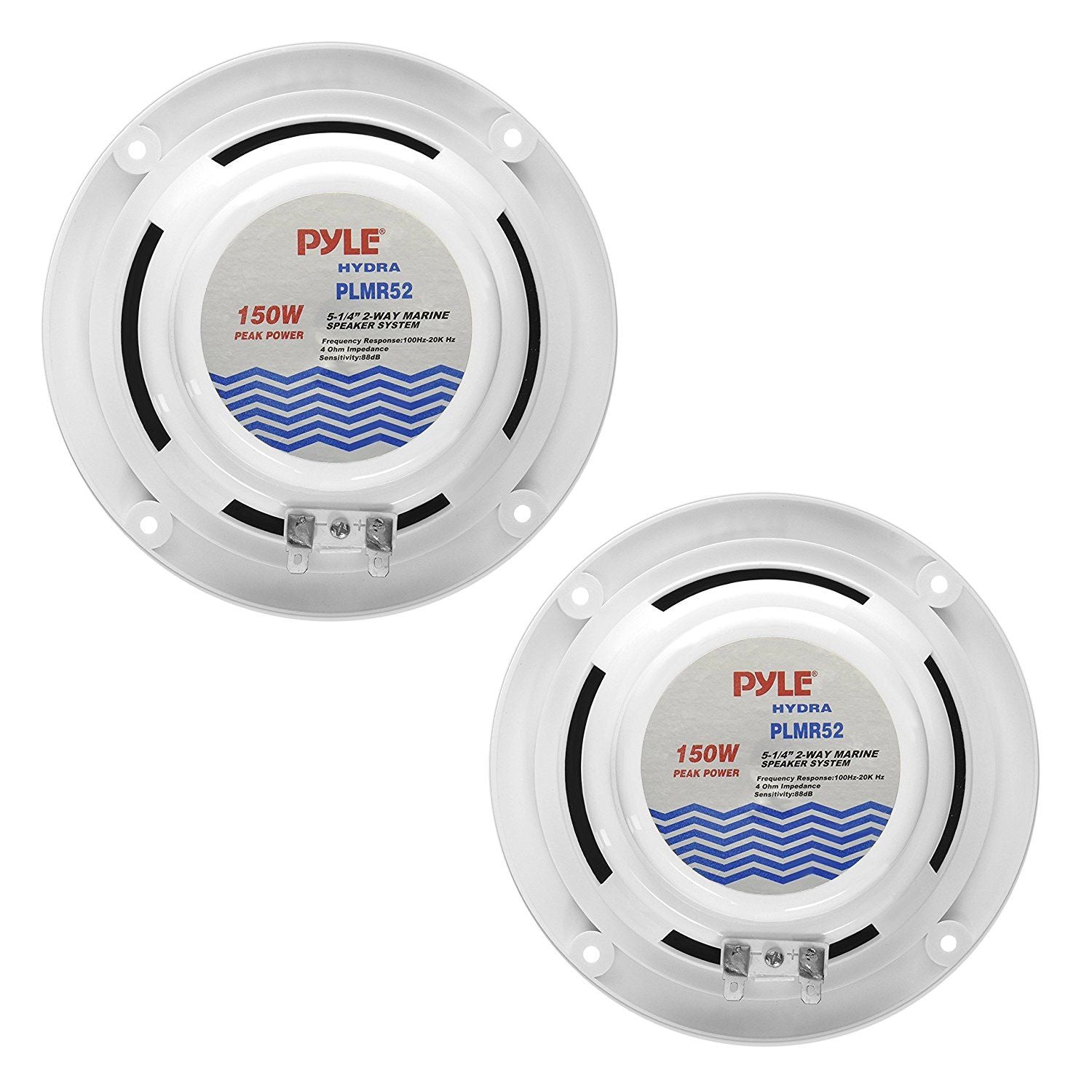 Pyle PLMR52 Waterproof 2-Speaker Set 5 1/4" 2-Way 150W