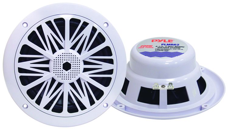 Pyle PLMR62 Waterproof 2-Speaker Set 6 1/2" 2-Way 200W