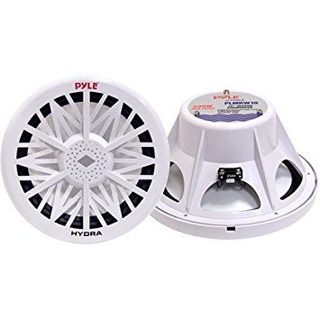 Pyle PLMRW10 Marine Subwoofers 10" 500W 4 Ohm