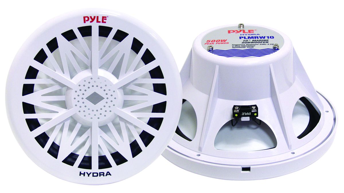 Pyle PLMRW10 Marine Subwoofers 10" 500W 4 Ohm