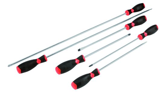 Performance Tools PTW30898 - Jumbo Screwdriver Set - 6 Pieces