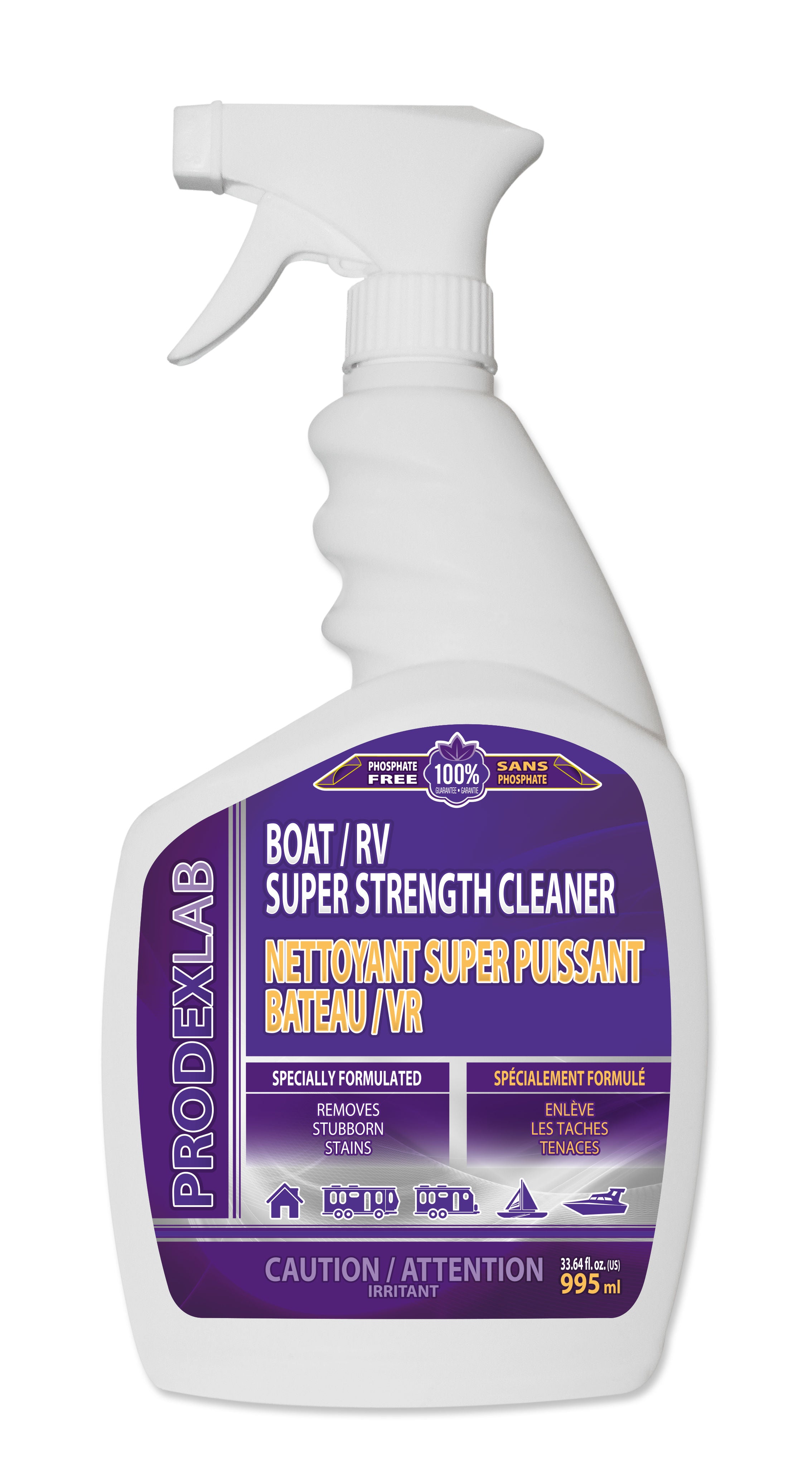 Prodexlab Q1600 - Box of 12, Prodexlab  Super Strength Cleaner - Boat / RV (995 ml)