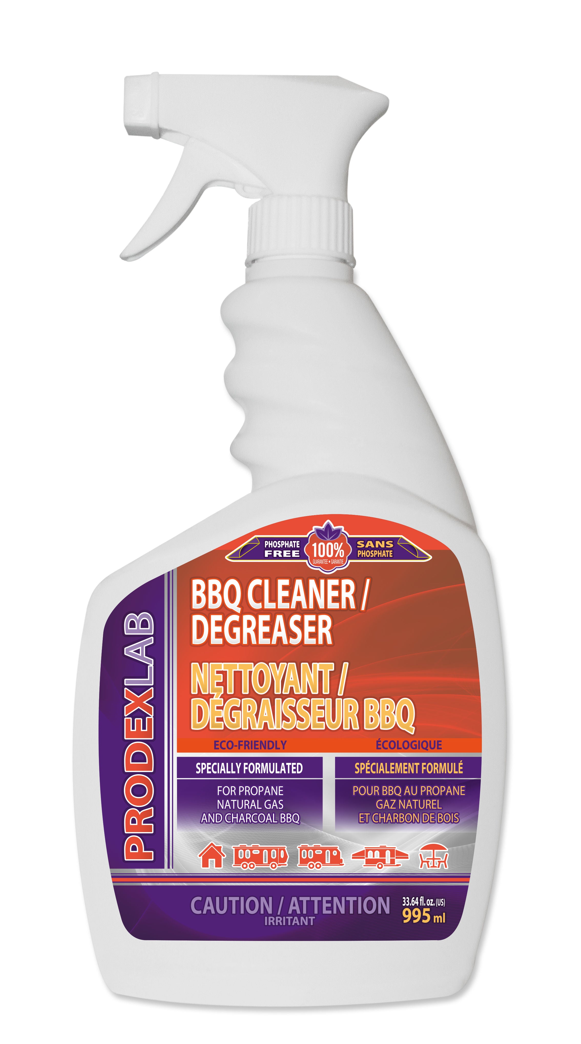 Prodexlab Q2900 - Box of 12, Prodexlab Bbq Cleaner / Degreaser (995 ml)