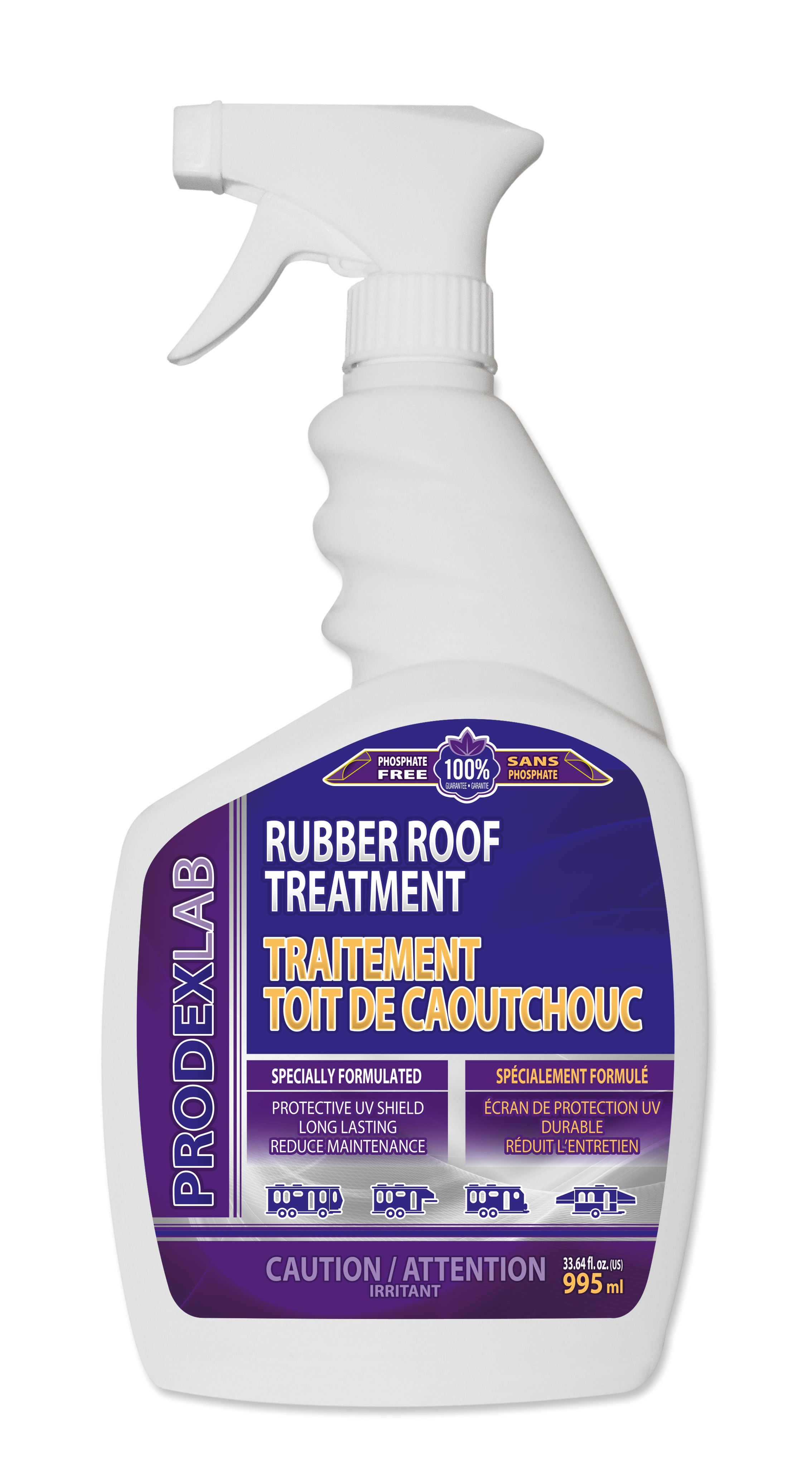 Prodexlab Q8400 - Box of 12, Prodexlab Rubber Roof Treatment (995 ml)