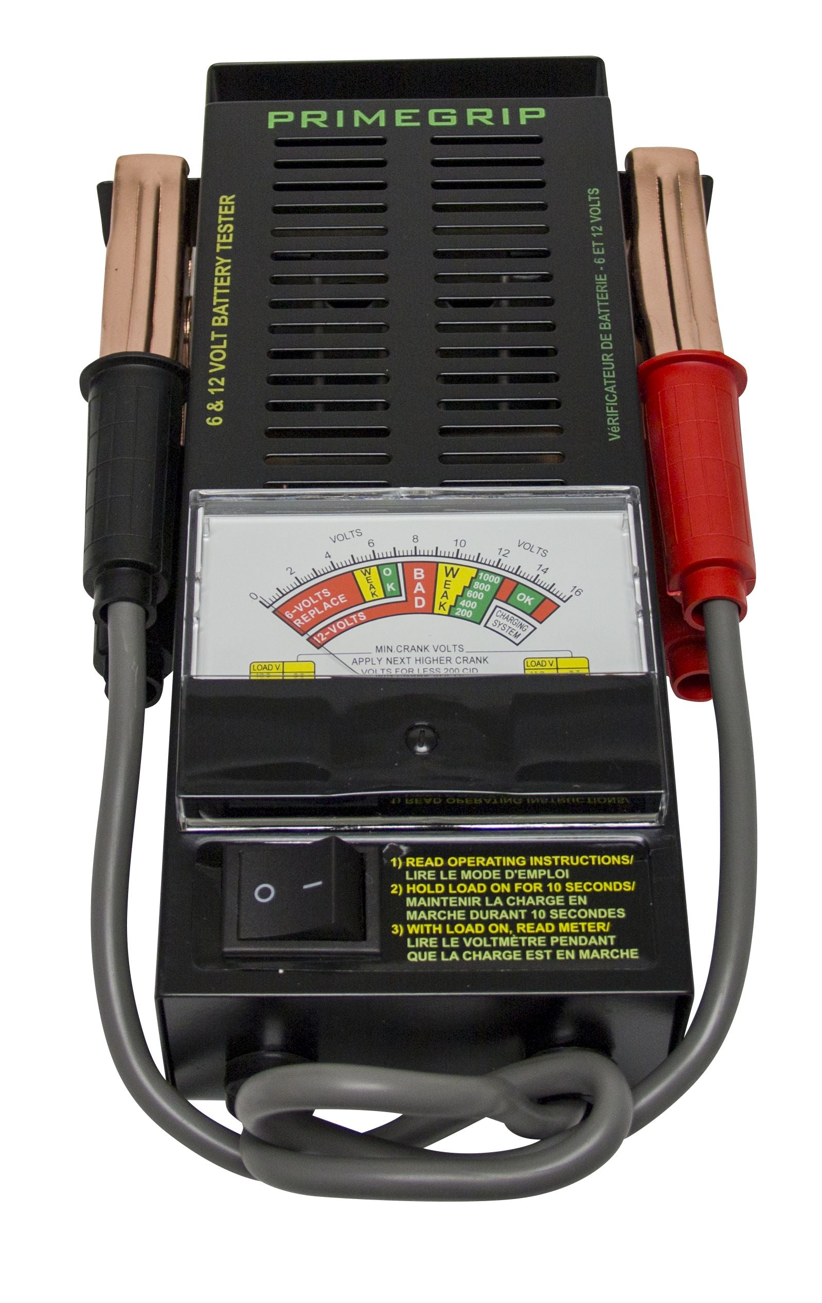 Battery Tester 6/12 Volts, 100 AMP