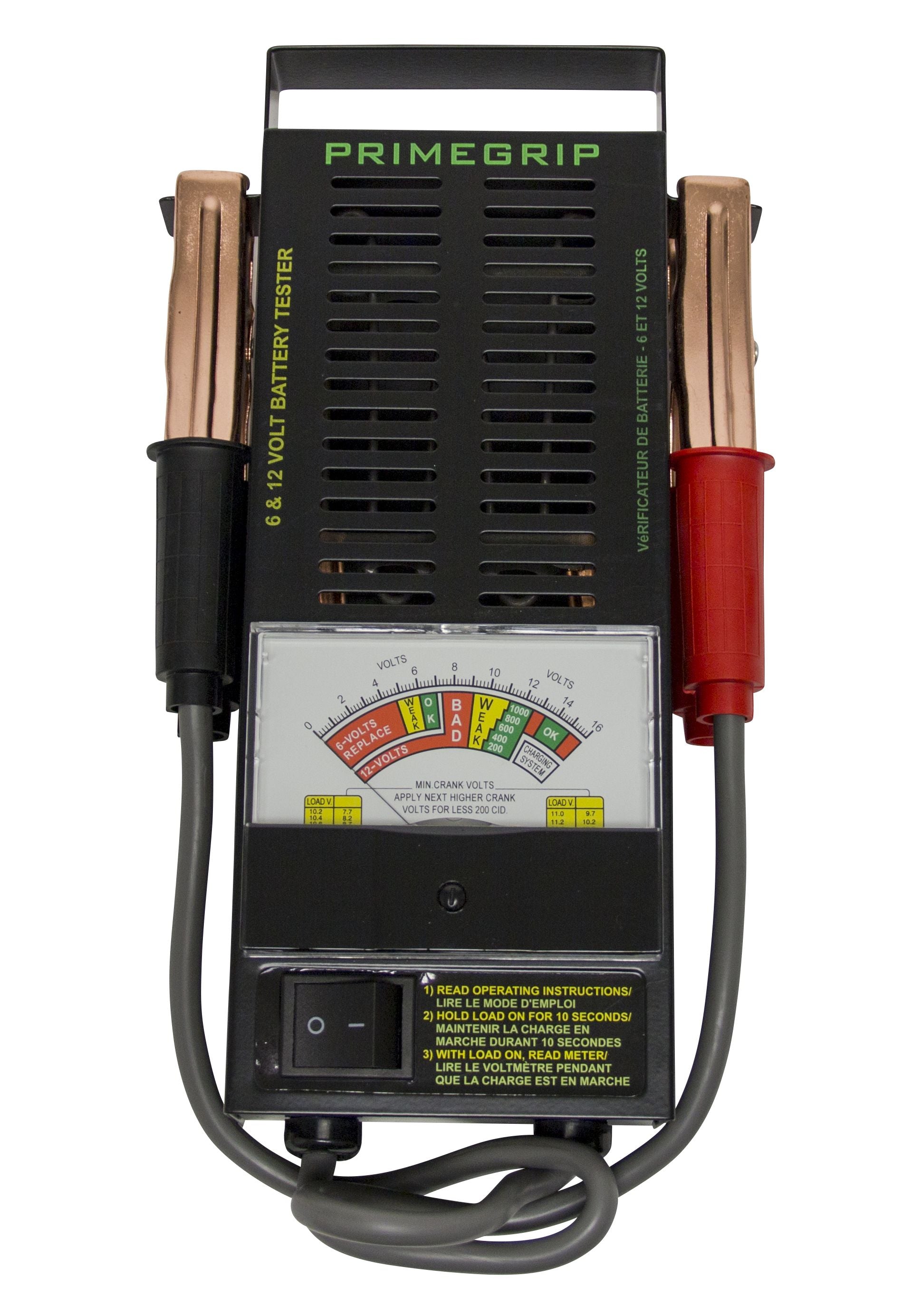 Battery Tester 6/12 Volts, 100 AMP