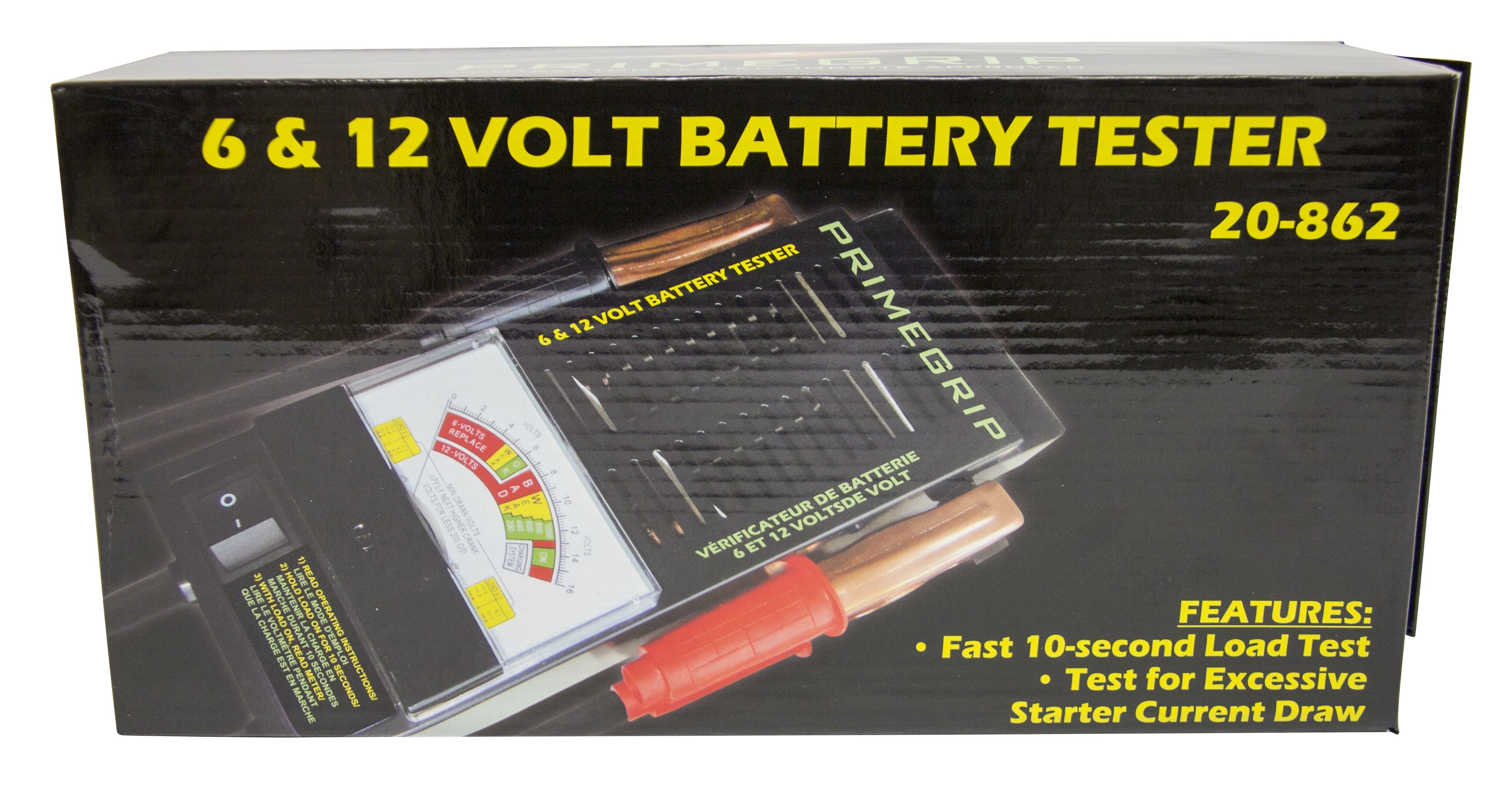 Battery Tester 6/12 Volts, 100 AMP