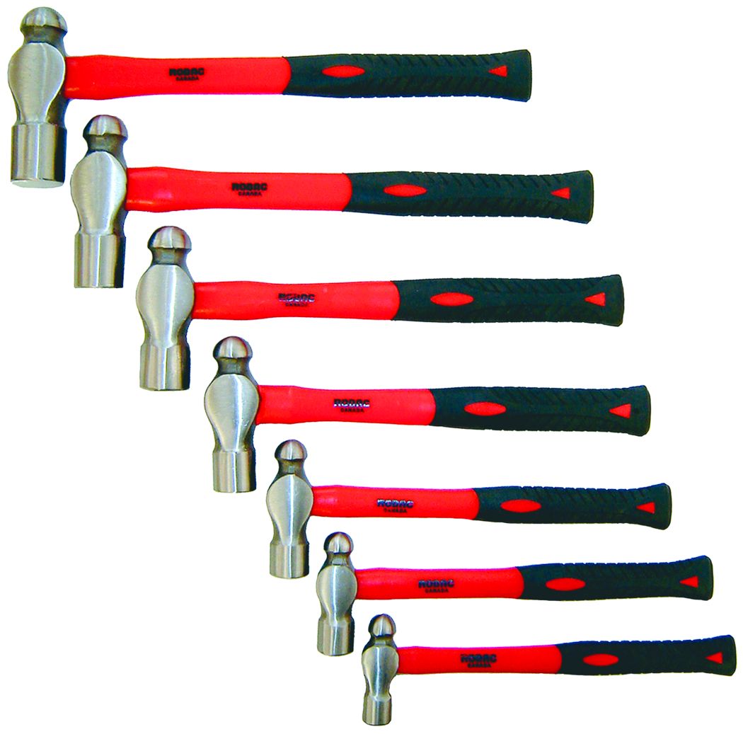 7Pcs Ball Pein Hammer Set Fige