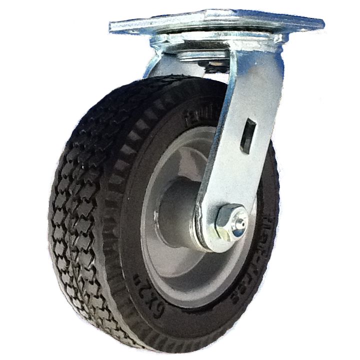 Heavy-Duty Swivel Pneumatic Wheel 10"