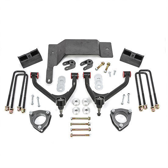 RTX RTX35145 4" x 2" Front and Rear Suspension Lift Kit Chevrolet Silverado/Sierra 1500 14-18