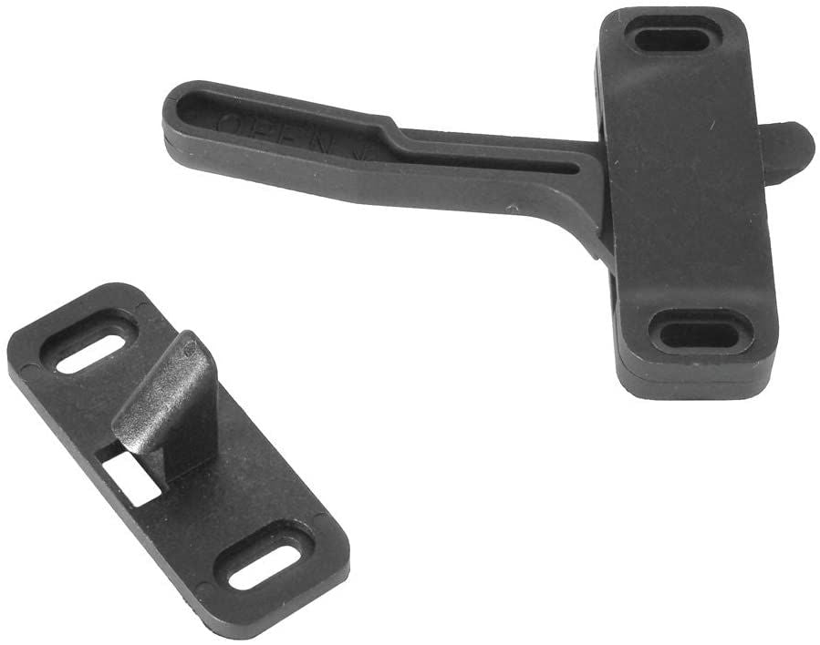 RV Designer E297 - Left-Sided Door Latch - Black