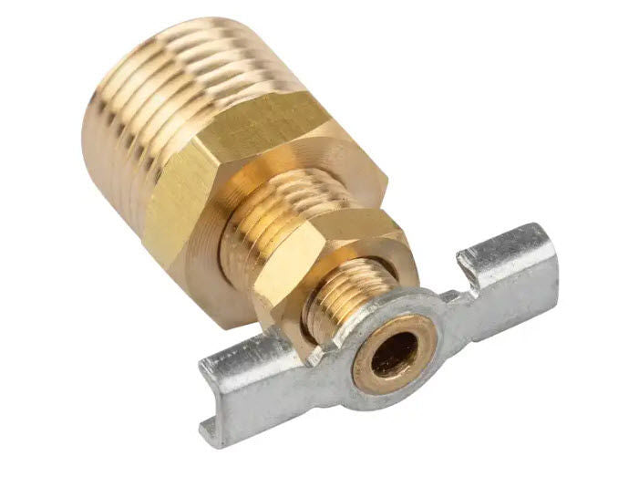 RV Pro RVP073000 - Water Heater Drain Valve 1/2 Inch for RV Caravans Camper Brass Valve