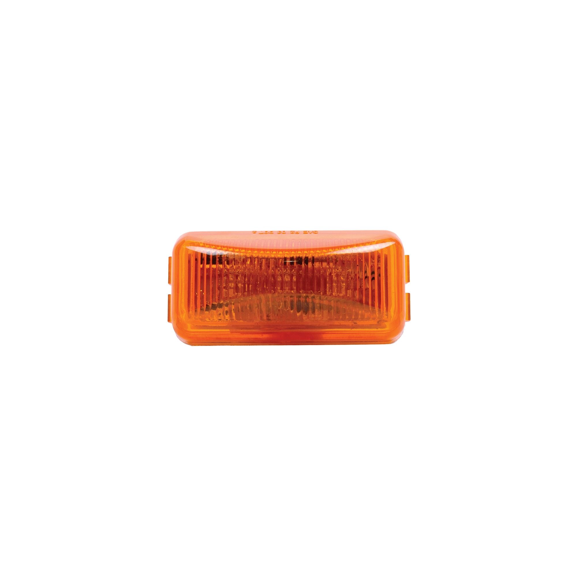 Uni-Bond SE1225A - 1" x 2" Rectangle Side Marker Light Amber