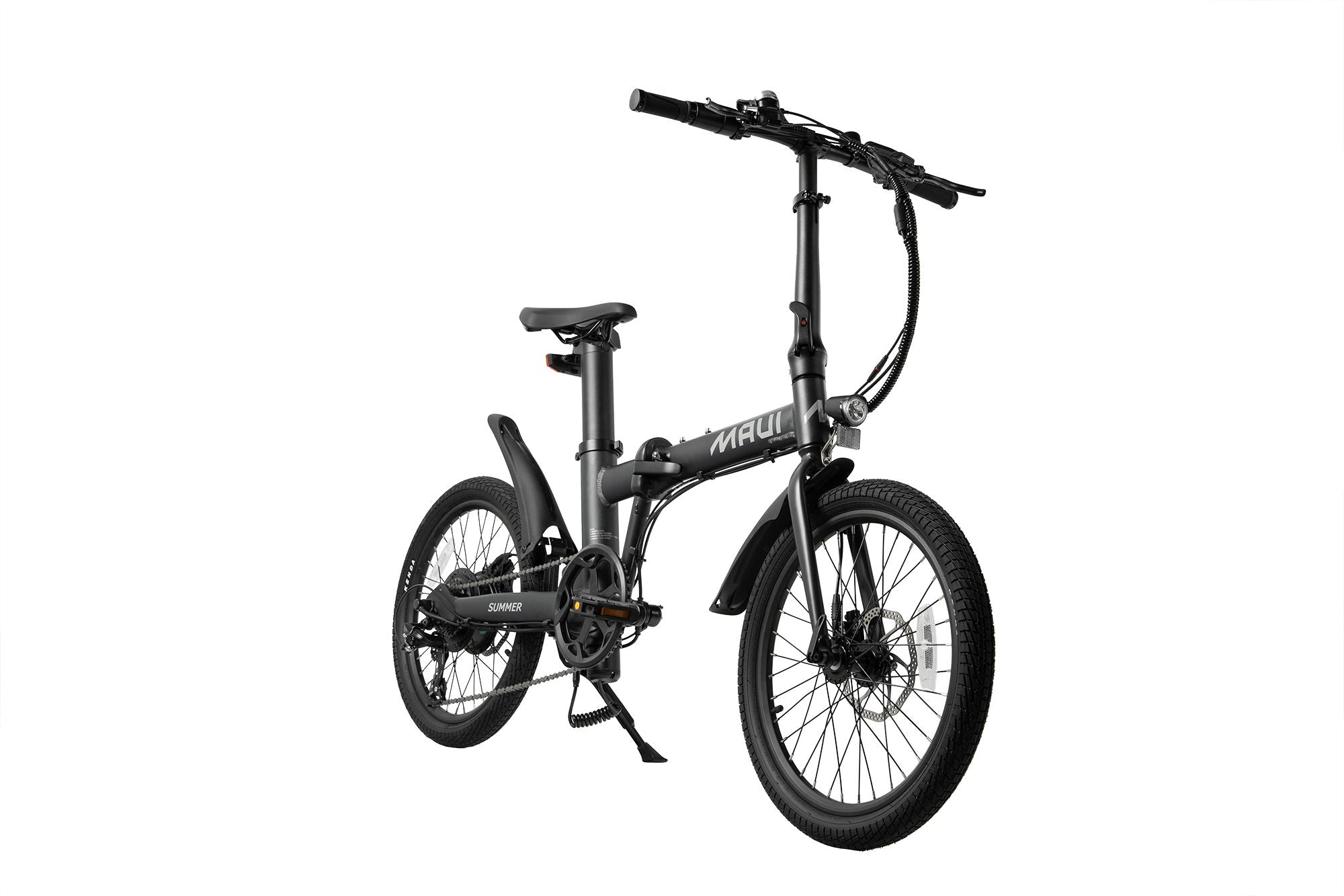 Electric folding bike 350w black