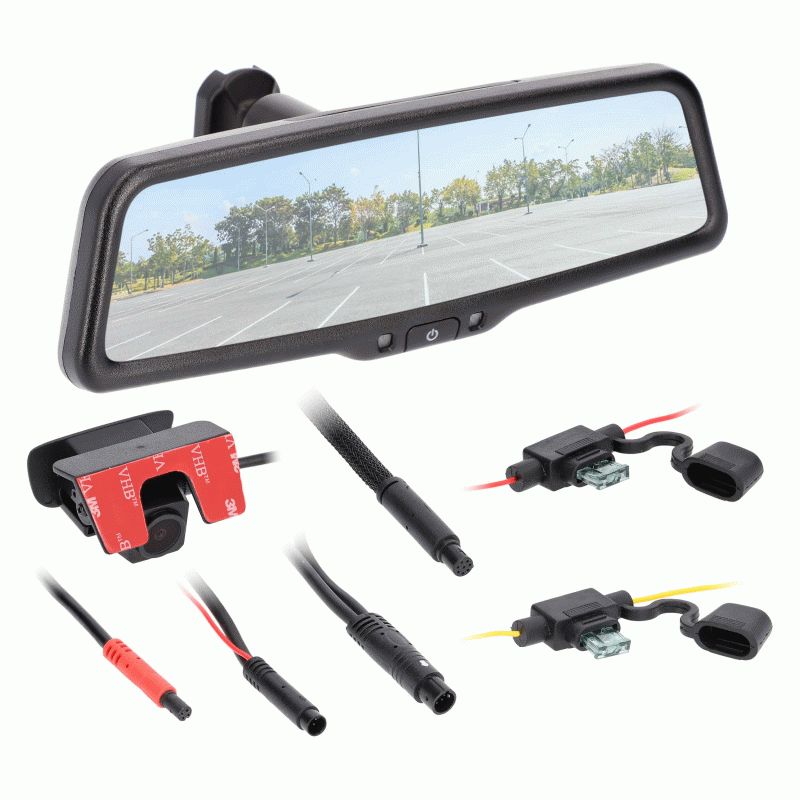 iBeam TE-LVM9 - 9" Live View Streaming Rearview Mirror