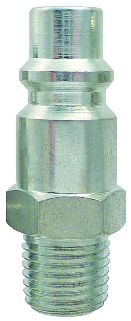 Topring 21-242-100 - 3/8 Industrial Plug Zinc Plated Steel 1/4 M NPT