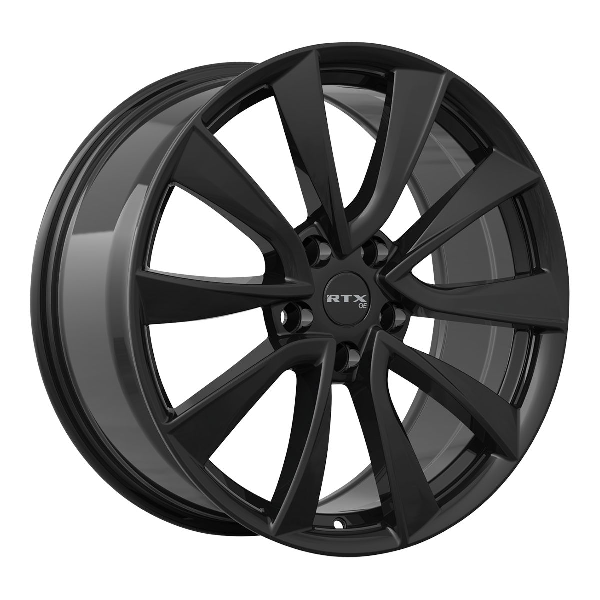 TS-01 • Gloss Black • 18x8.5 5x114.3 ET35 CB64.1