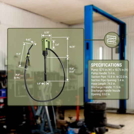 Electric Powered Bucket Transfer Pump