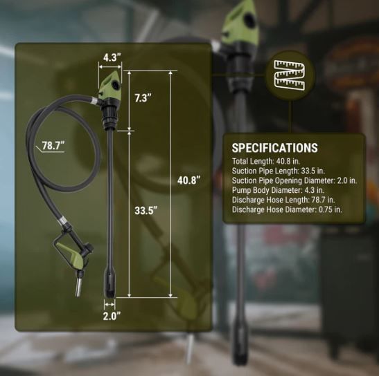 Standard Electric Pump for 55 Gal. Drum