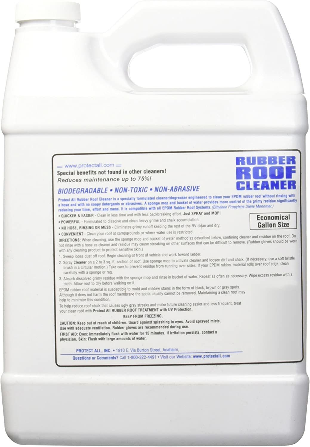 Thetford 67128CA - Rubber Roof Cleaner 1 Gal