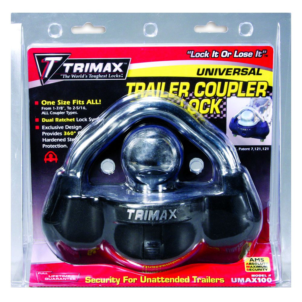 Trimax UMAX100-KEY2058 - Trailer Coupler Lock with Key 2058