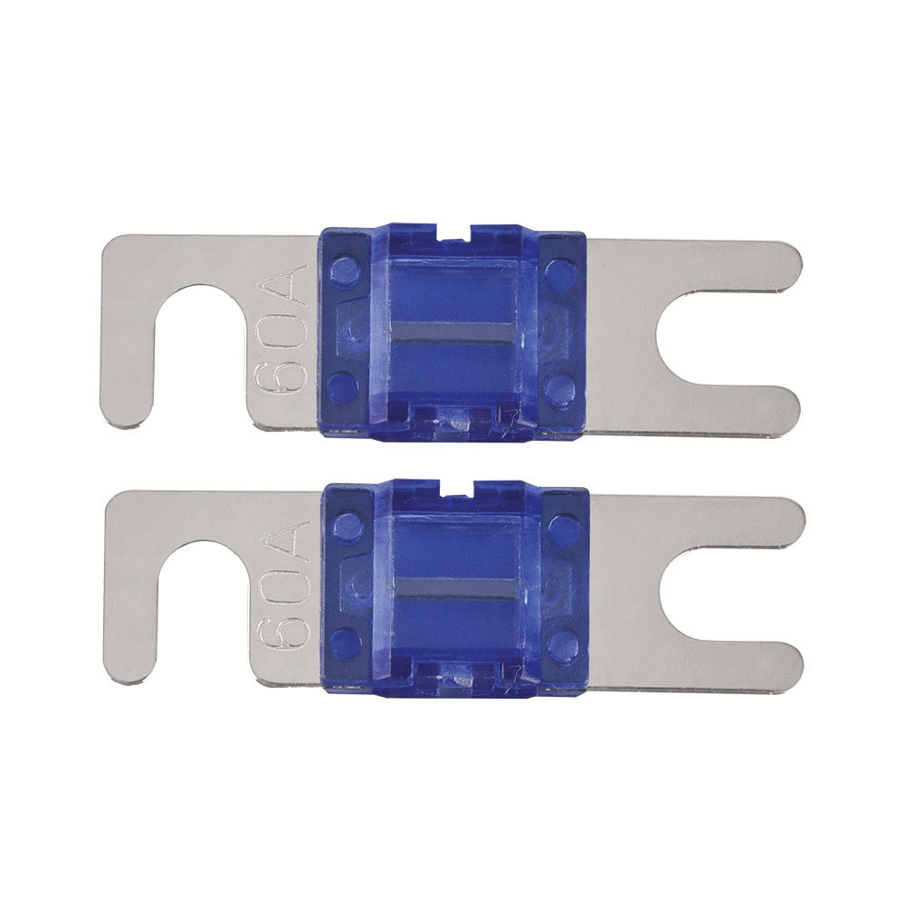 Metra V8-MANL60 - 60 AMP MINI ANL FUSES v8 SERIES NICKEL PLATED-2 PACK