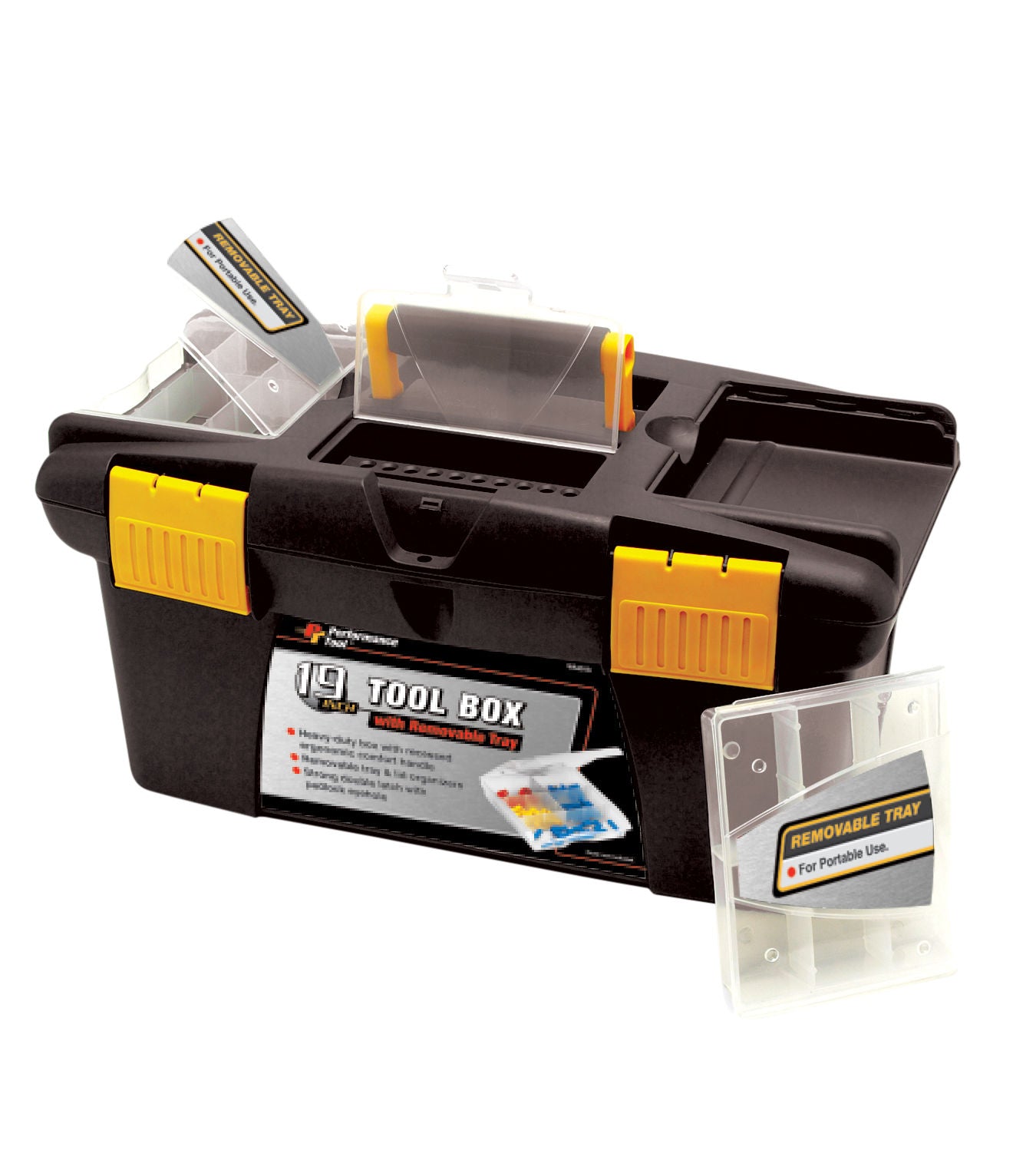 Performance Tool W54019 - 19" Plastic Tool Box