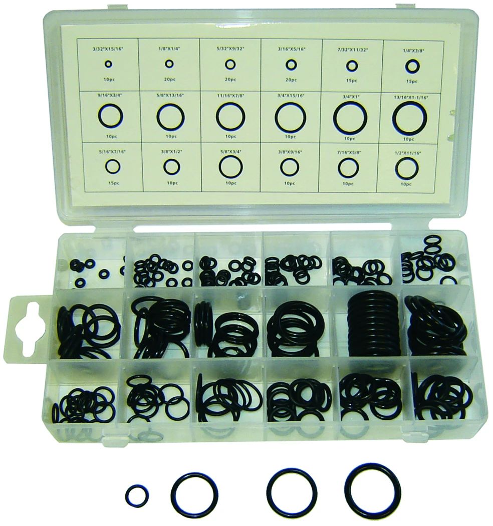 O'Ring Assortment-225 Pieces