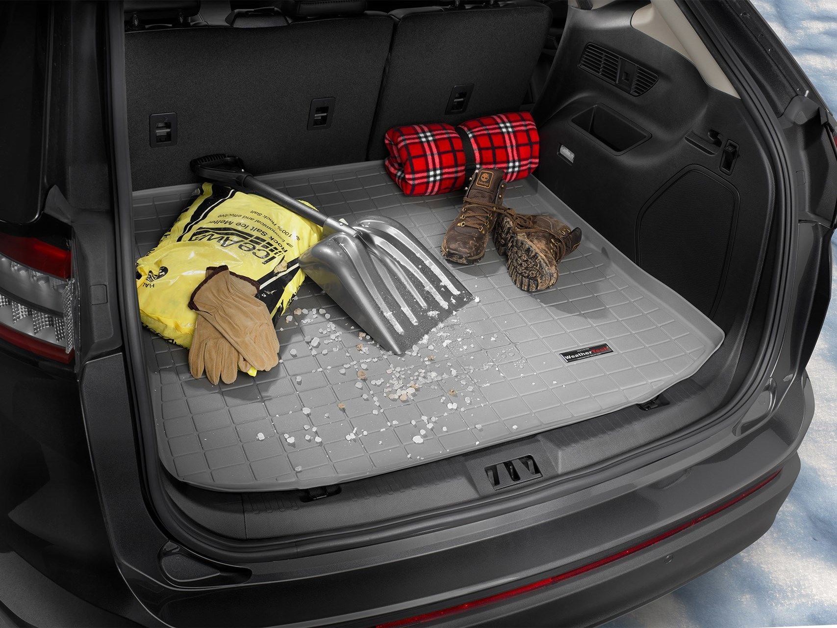 Weathertech® • 401304 • Cargo/Trunk Liner • Cargo/Trunk Liner • Black • Trunk • Ford Explorer 20-22