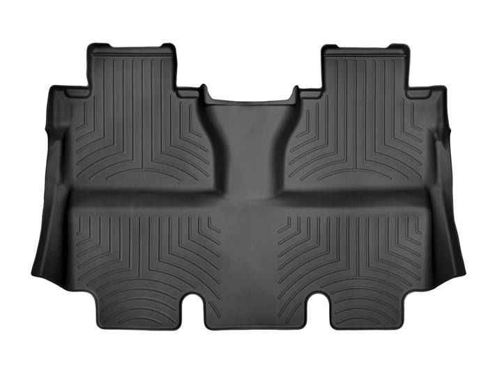 Weathertech® • 440938 • FloorLiner • Molded Floor Liners • Black • Second Row • Toyota Tundra 14-21