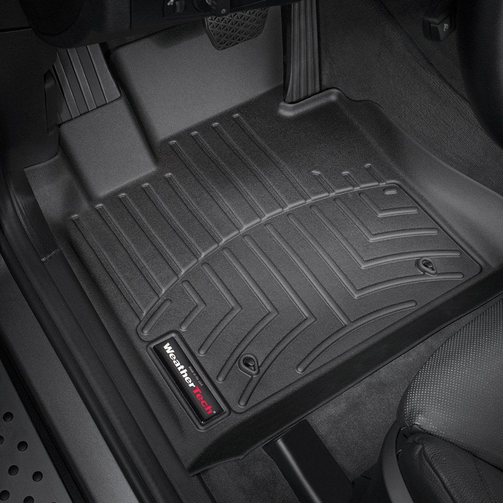 Weathertech® • 440951 • FloorLiner • Molded Floor Liners • Black • First Row • BMW X5 07-13 / X6 08-14