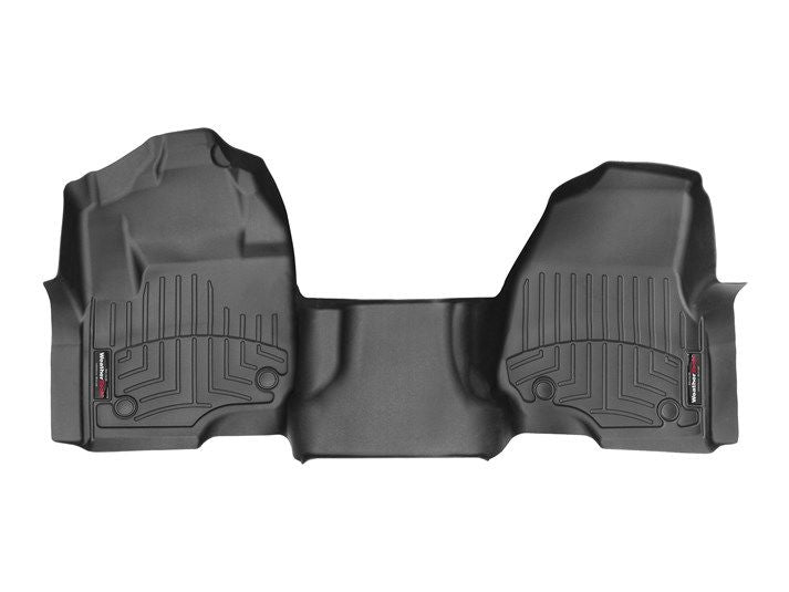 Weathertech® • 4410321 • FloorLiner • Molded Floor Liners • Black • First Row • Ford F-250 Super Duty 17-22