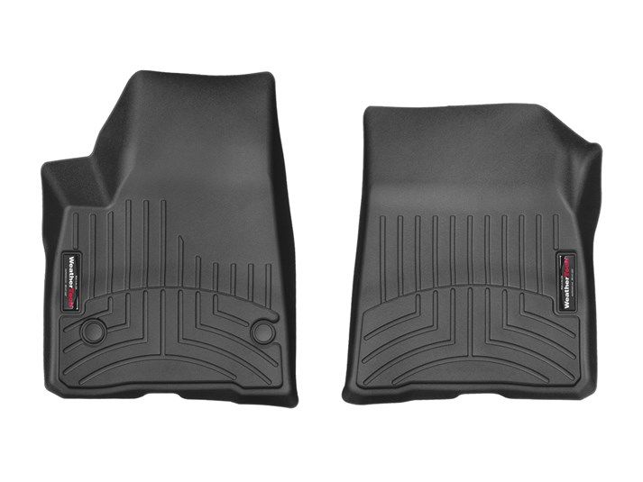 Weathertech® • 4410801 • FloorLiner • Molded Floor Liners • Black • Front • Chevrolet Blazer 19-23 / GMC Acadia 17-23