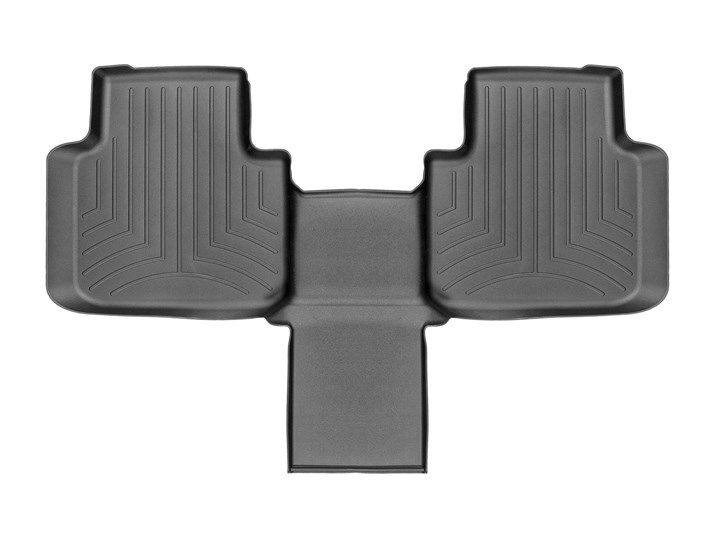 Weathertech® • 4410842 • FloorLiner • Molded Floor Liners • Black • Second Row • Volkswagen Atlas (with 2nd Row Bucket Seats) 18-24