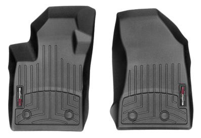 Weathertech® • 4412051 • FloorLiner • Molded Floor Liners • Black • Front • Jeep Compass 17-24