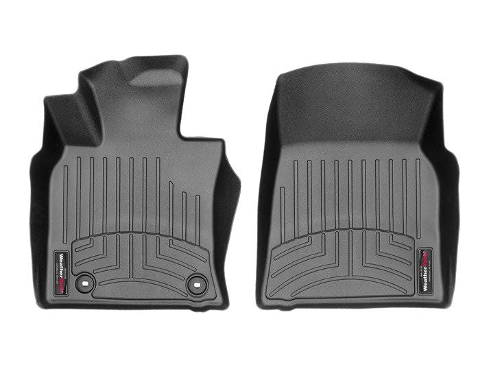 Weathertech® • 4412301 • FloorLiner • Molded Floor Liners • Black • First Row • Toyota Camry (FWD) 18-23 / Camry Hybrid 18-22