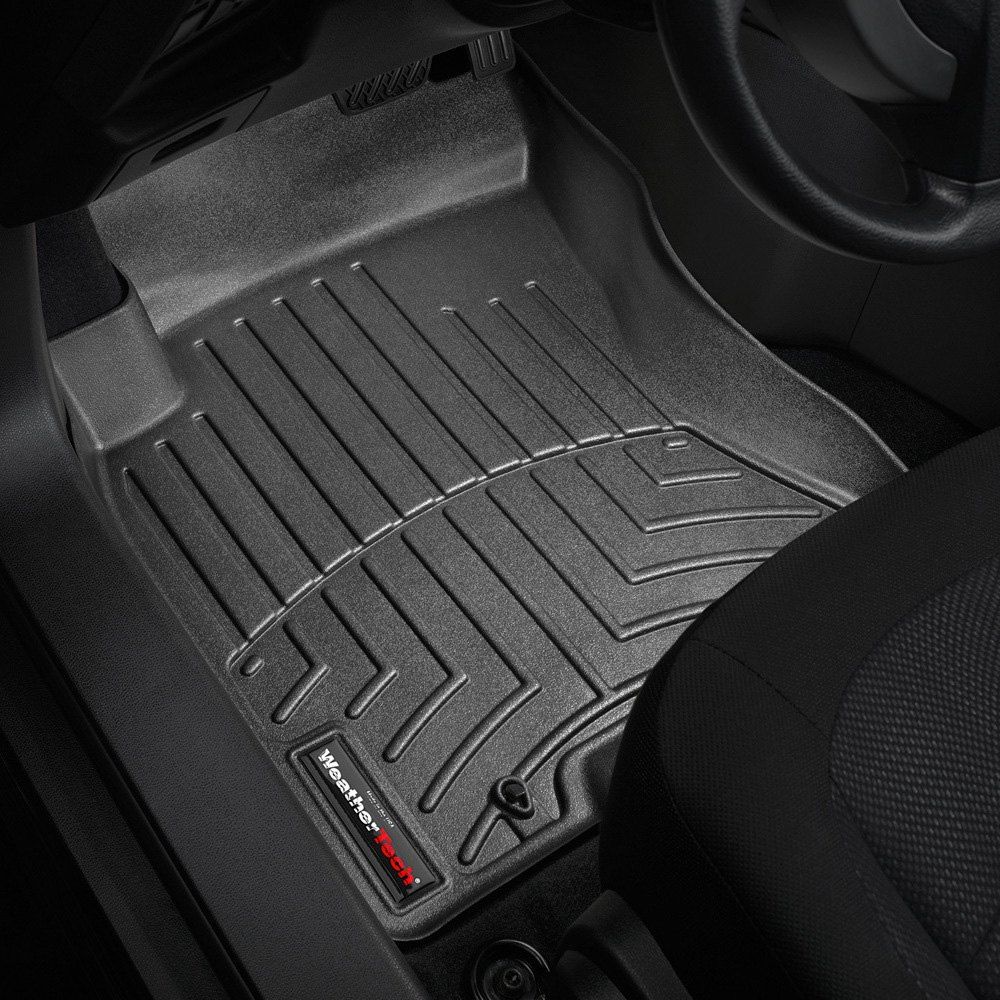 Weathertech® • 441351 • FloorLiner • Molded Floor Liners • Black • First Row