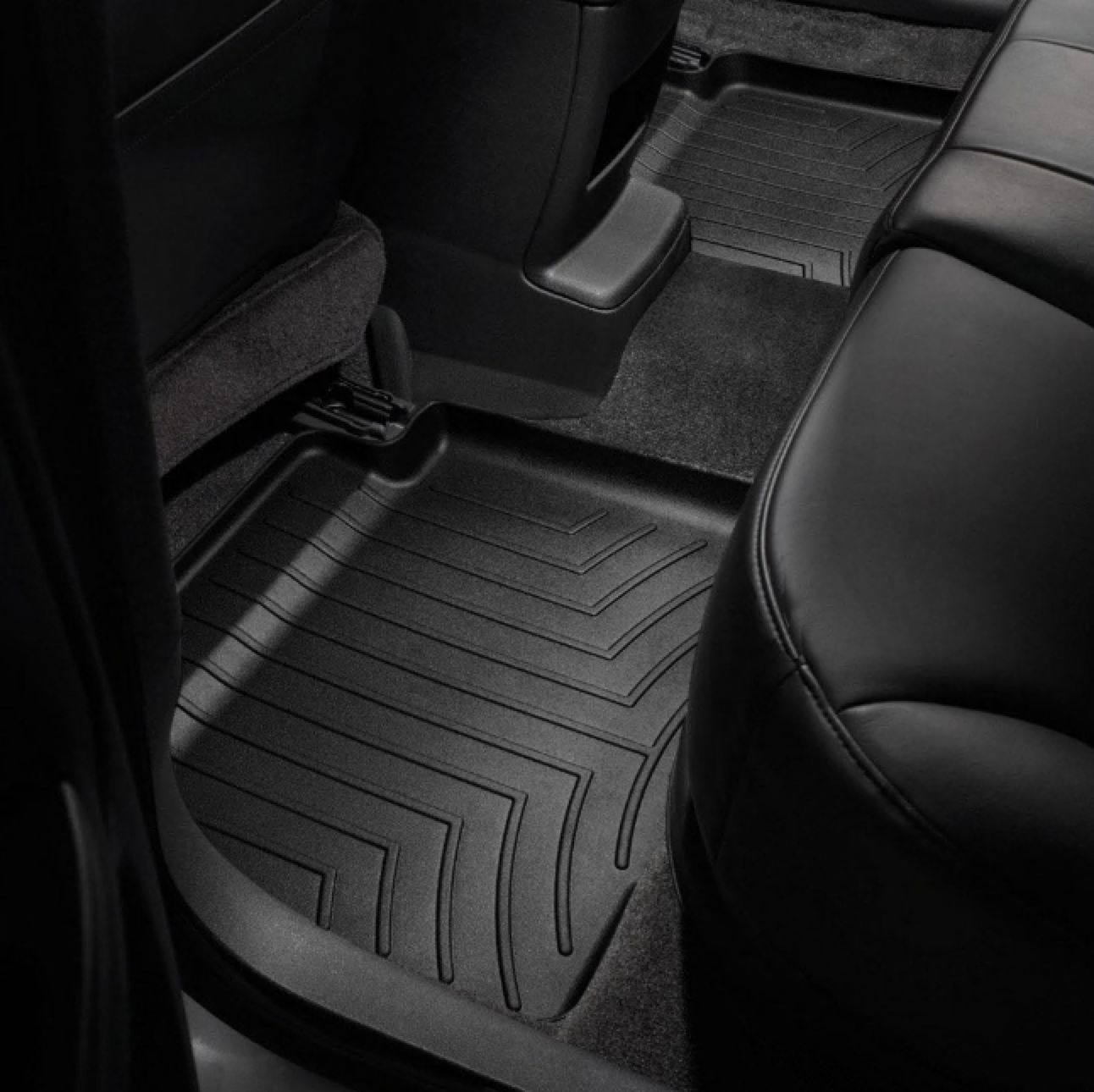 Weathertech® • 4415393 • FloorLiner • Molded Floor Liners • Black • Second Row • Toyota Corolla 20-22