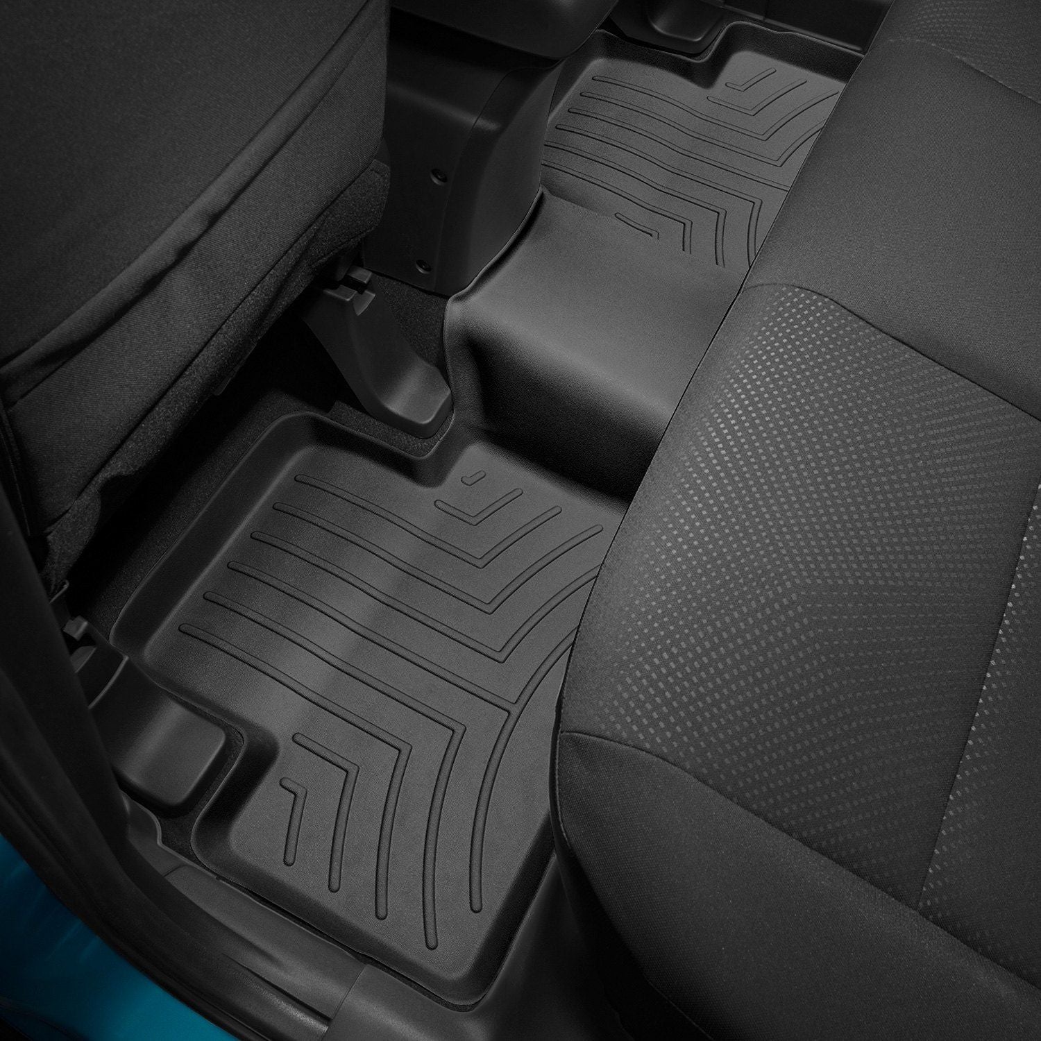 Weathertech® • 441623 • FloorLiner • Molded Floor Liners • Black • Second Row • Mitsubishi RVR / Outlander Sport 11-22