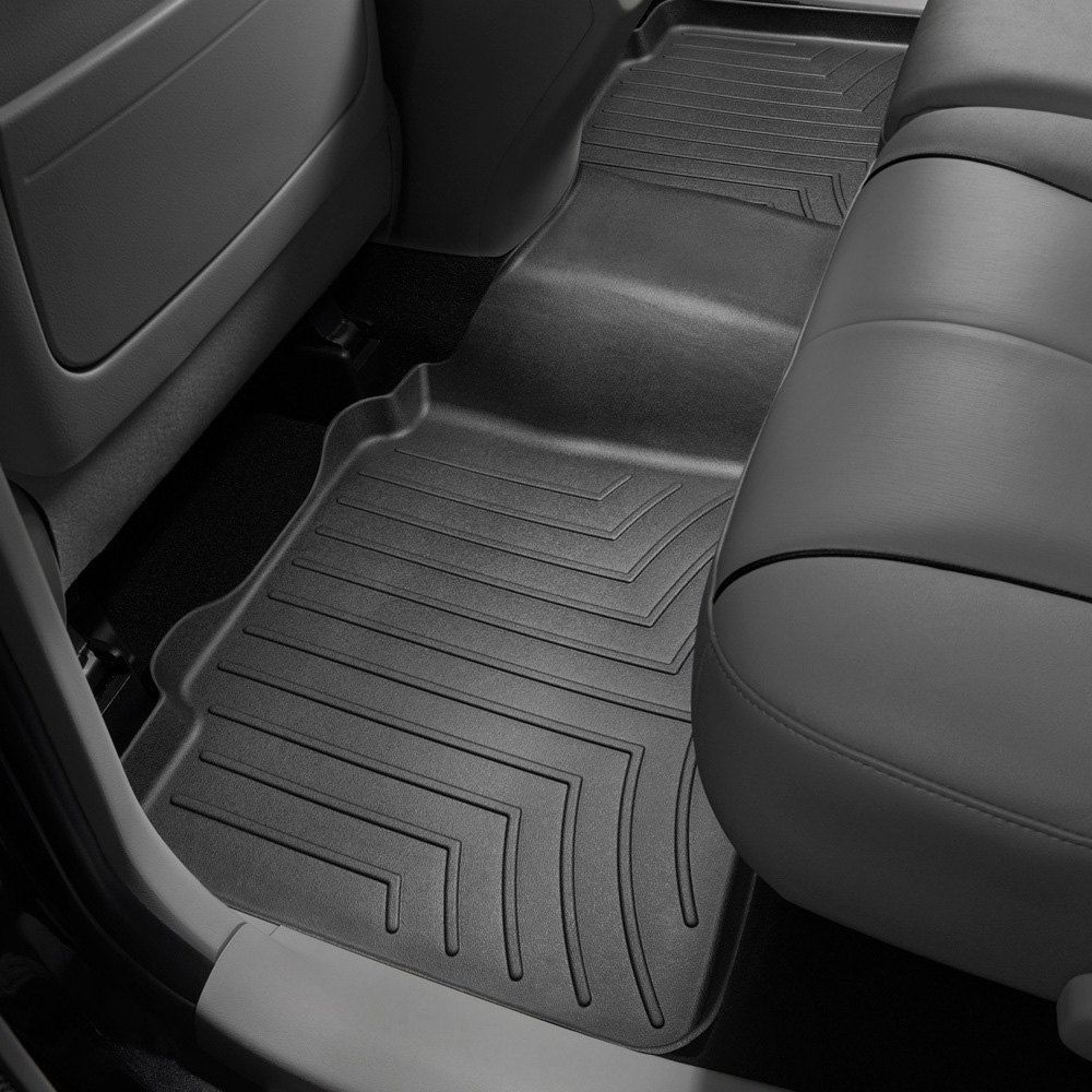 Weathertech® • 441832 • FloorLiner • Molded Floor Liners • Black • Second Row • Toyota Venza 09-15