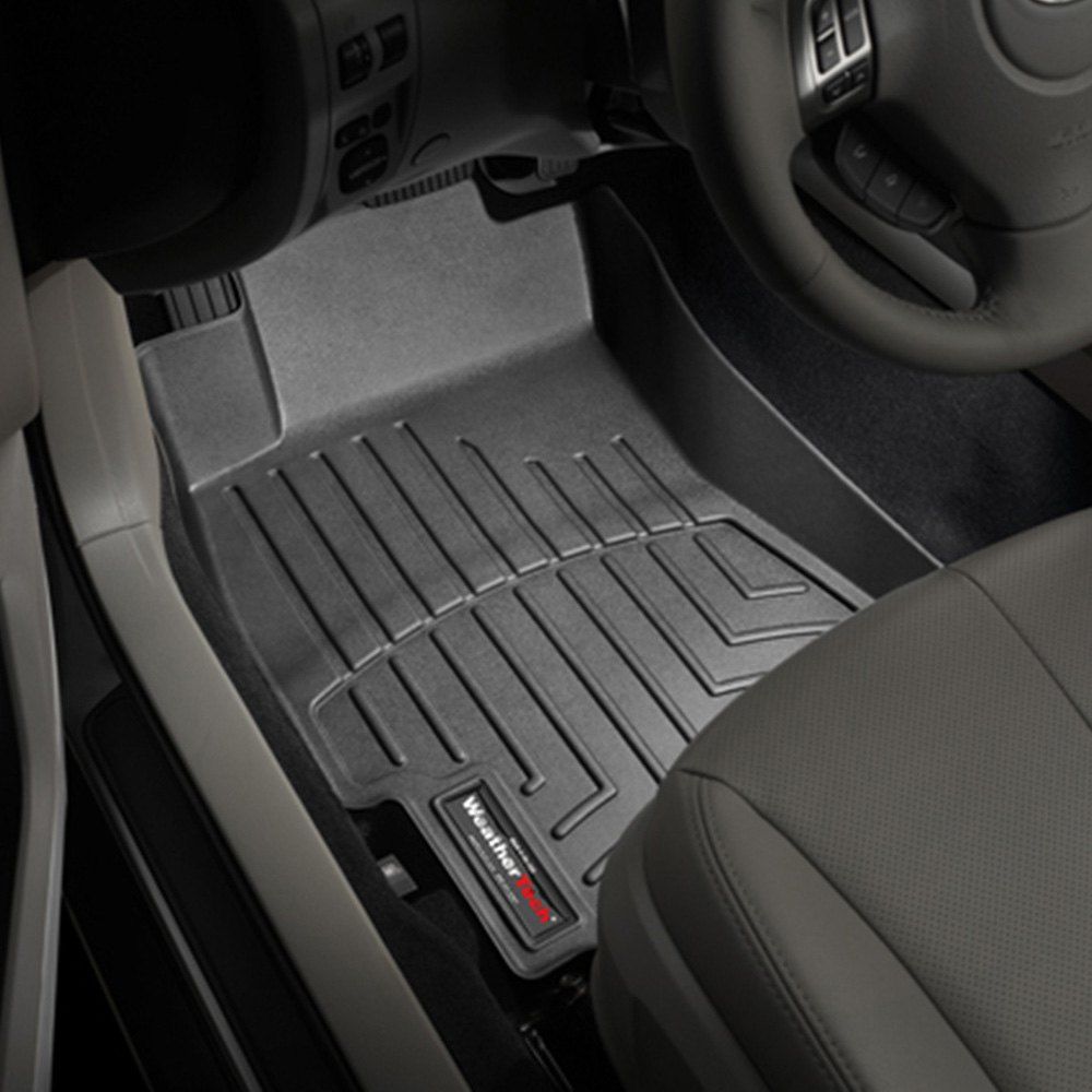 Weathertech® • 441881 • FloorLiner • Molded Floor Liners • Black • First Row