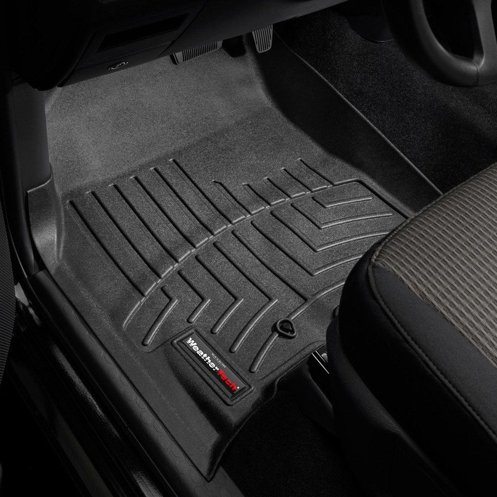 Weathertech® • 442161 • FloorLiner • Molded Floor Liners • Black • First Row