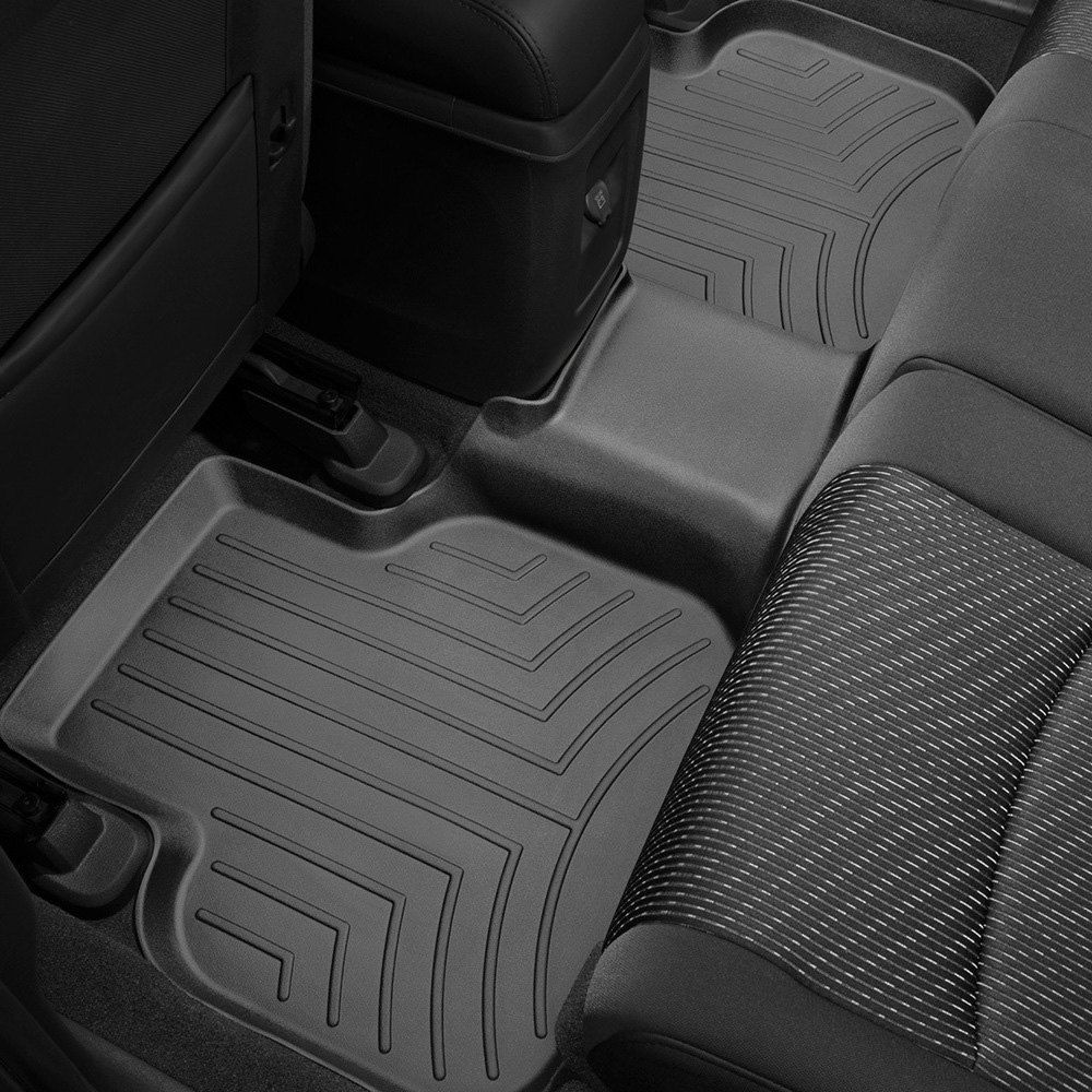 Weathertech® • 442242 • FloorLiner • Molded Floor Liners • Black • Second Row